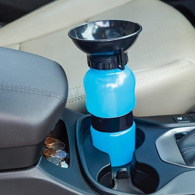 Pet Sipper Portable Aqua Fresh Water Pump Bowl Bottle Mug Cup for Pet